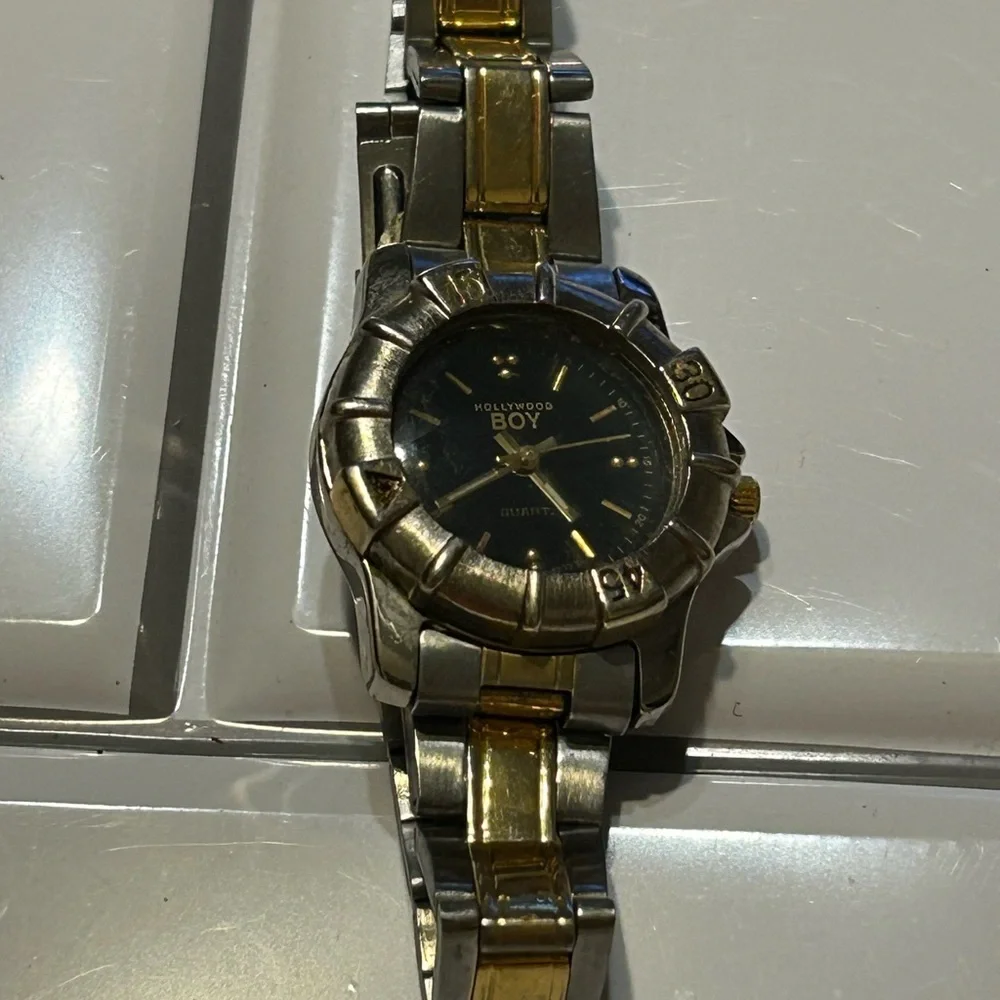 Black and Gold Men's Watch